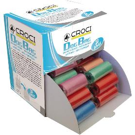 CROCI BOLSAS DE BASURA 35X35X82MMPERROS CAJA 50 ROLLOS  C6020576 (CAJA 50 UNIDADES)