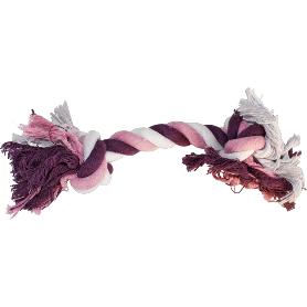 CROCI JUGUETE CUERDA 2 NUDOS ROSA-VIOLETA L-30 CM C6098301