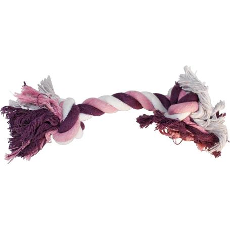 CROCI JUGUETE CUERDA 2 NUDOS ROSA-VIOLETA L-30 CM C6098301