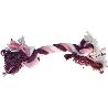 CROCI JUGUETE CUERDA 2 NUDOS ROSA-VIOLETA L-30 CM C6098301