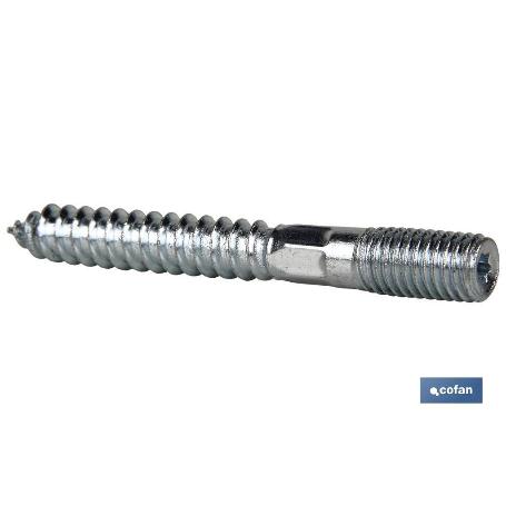ESPARRAGO DOBLE ROSCA CINCADO HUELLA TORX M10X120   CAJA 100 UNID.