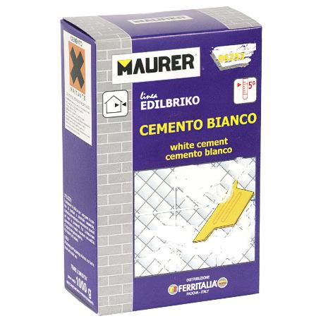 EDIL CEMENTO BLANCO MAURER (CAJA 5 KG.)