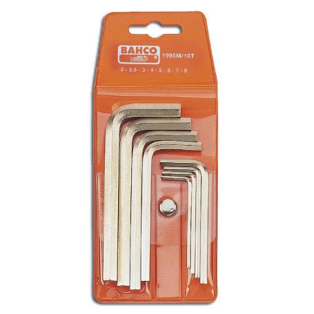 BAHCO FINSTOC LLAVE ALLEN NIQUELADA 1998M11T JGO  2-12 (709-11P)