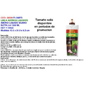 BAJA FLOWER ABONO LIQUIDO GUANO BOTELLA 1300ML 10824
