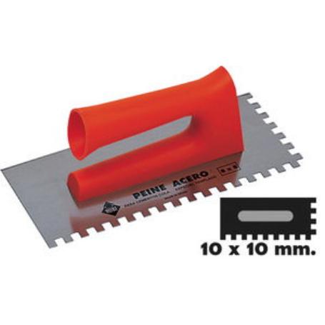 RUBI LLANA PEINE 28 CM 10X10 MANGO ABIERTO PLASTICO 65993