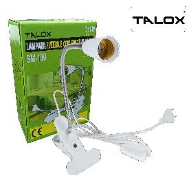 TALOX LAMPARA-FLEXO CON PINZA BLANCA REF. SM-109