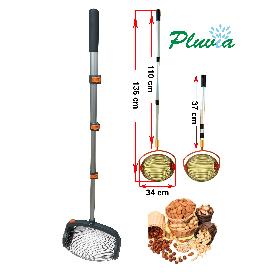 PLUVIA RECOGEFRUTAS MANGO TELESCOPICO ALUMINIO 37-110CM P BN-002