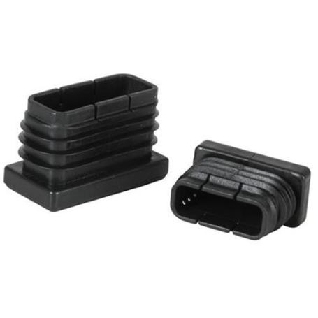 CONTERAS RECTANGULAR ESTRIADA 60X40 INT. NEGRA 100U STR-KK-60X40 (CAJA 100 UNIDADES)