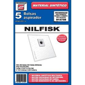 BAJA BOLSA ASPIRADOR PACK 5 UDS. NILFISK 915759