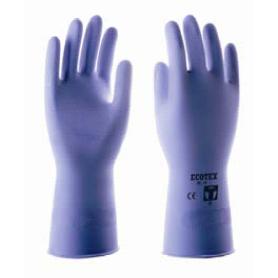 BAJA GUANTE LATEX ECOTEX BL 16 T-9 PAQUETE 12 UND 406000427