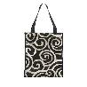 ROLSER FINSTOCK SHOPPING BAGS BOLSA SPIRAL PLATA-NEGRO SHB003