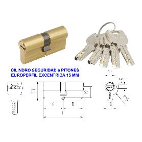 BAJA MCM CILINDRO SEGURIDAD EUROPERF AS6-60 30X30 R-15 LATON