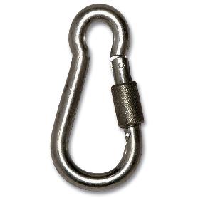 MOSQUETONES BOMBERO SEGURIDAD AVL DE 10X100 GALVANIZADO (CAJA 25 UNIDADES)