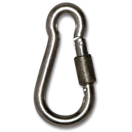 MOSQUETONES BOMBERO SEGURIDAD AVL DE 10X100 GALVANIZADO (CAJA 25 UNIDADES)