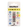 PUNTAS LARGAS DESTORNILLADOR PHILLIPS Nº 3 (2 PIEZAS). ACERO S2 AL CROMO VANADIO. PUNTAS HEXAGONALES, DESTORPUNTAS,
