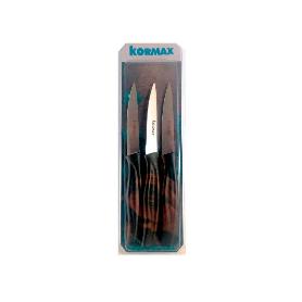 CUCHILLOS MONDADOR 9 CM MANGO NEGRO PACK 3