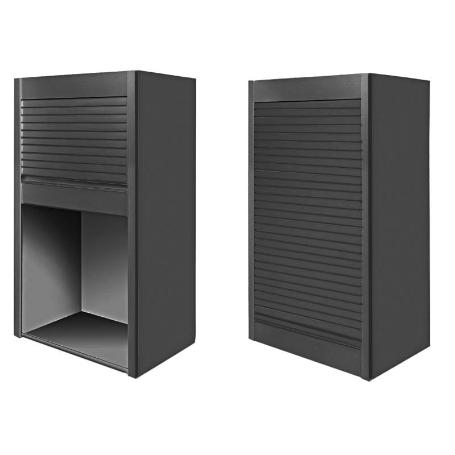 PERSIANA ENROLLABLE DE ALUMINIO H1500 NEGRO MATE SP16/SP19 - PARA MÓDULOS DE 600 Y 900 MM M. BOXMILANO M900 ESPESOR