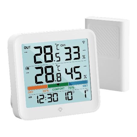 ESTACION METEREOLOGICA EXTERIOR / INTERIOR / HUMEDAD