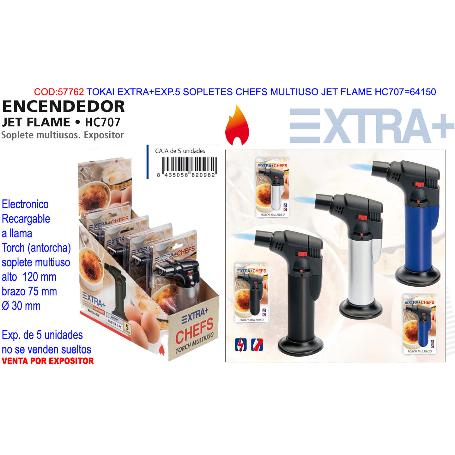 TOKAI SOPLETE CHEF MULTIUSO JETFLAM HC707 64150 (CAJA 5 UNIDADES)