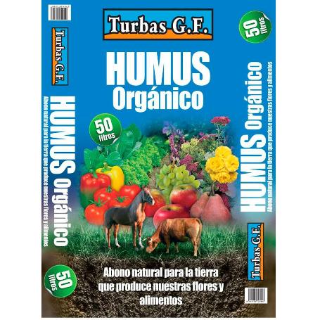 ABONO HUMUS ORGANICO 50 LITROS BOLSA