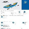 KAYAK 275X81 CM + REMO + INFLADOR 65115