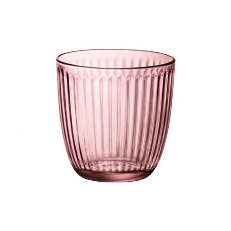 VASOS LINE ACQUA ROSA 29 CL LOTE 6