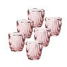 VASOS LINE ACQUA ROSA 29 CL LOTE 6