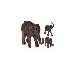 ELEFANTE PEQUEÑO 25X9X16 CM SURTIDO
