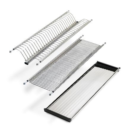 EMUCA ESCURREPLATOS ACERO INOXIDABLE DRYNOX, MÓDULO 900MM, ACERO INOXIDABLE