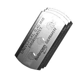 CUCHILLA 3 HOJAS PARA RASCADOR RASQUETA VITROCERAMICA INOX  0011