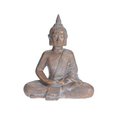 BUDA SENTADO DORADO 41X23 CM