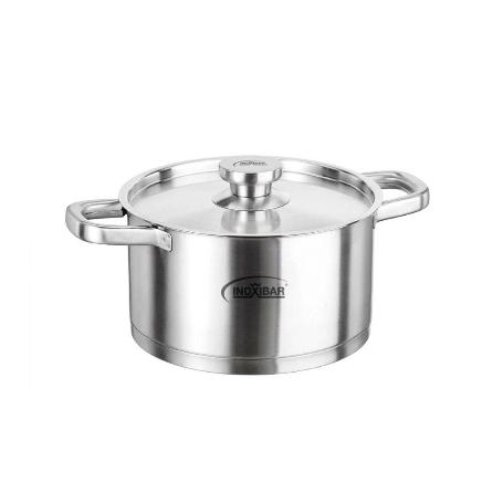 CACEROLA ALTA KOOK ME INOXIDABLE 24 CM