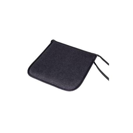 COJIN CUADRADO 38X38X4,5 CM ANTRACITA DESENFUNDABLE