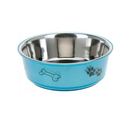 COMEDERO INOXIDABLE COLOR 21,5CM SURTIDO