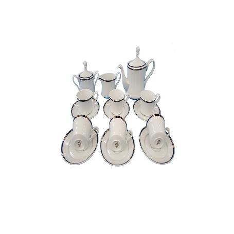 CAFE 27 PIEZAS MALLORCA OPERA AZUL JUEGO