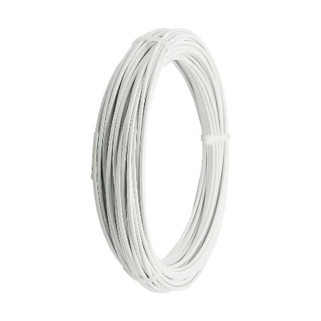 ALAMBRE FORRADO BLANCO N16 ROLLO 5MT