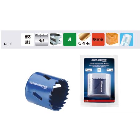 BLUE MASTER CORONA PERFORADORA BIMETAL 27 MMBLISTER CB27B