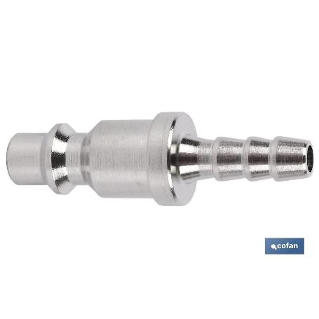 CONECTOR AIRE CON ESPIGA TUBO 6 MM