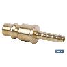 CONECTOR AIRE ESPIGA TUBO 6MM GRAN CAUDAL