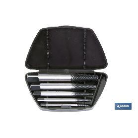 JGO. 5 MACHOS IZQUIERDA (EXTRACTOR TORNILLOS)