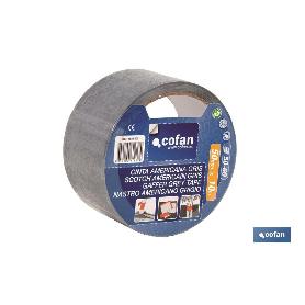 CINTA AMERICANA GRIS 180 MICRAS 50 MM X 25 M