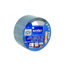 CINTA AMERICANA GRIS 180 MICRAS 50 MM X 25 M