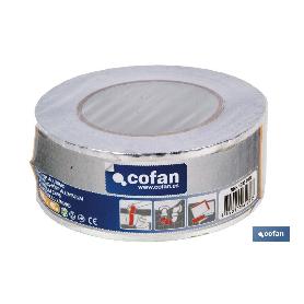 CINTA DE ALUMINIO 30 MICRAS 50 MM X 45 M