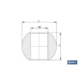 BL 18 UDS. 17X35 ZINCADO   CAJA 12 UNID.