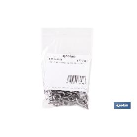 BLÍSTER DE 15 UDS. HEMBRILLA ABIERTA 17X40 VENTA UNITARIA