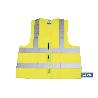 CHALECO AMARILLO CON CREMALLERA T-XL