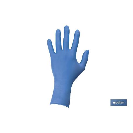 CAJA 100UDS. GUANTES DE NITRILO AZUL CLASE CTALLAL