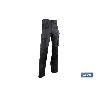 PANTALON TRABAJO MULTIB. CARLSON 300GMS/M GRIS-NEGRO T-38