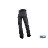 PANTALON TRABAJO MULTIB. CARLSON 300GMS/M GRIS-NEGRO T-38