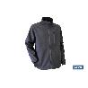 CHAQUETA SOFT SHELL NEGRA LISTER 340G/M TALLA M